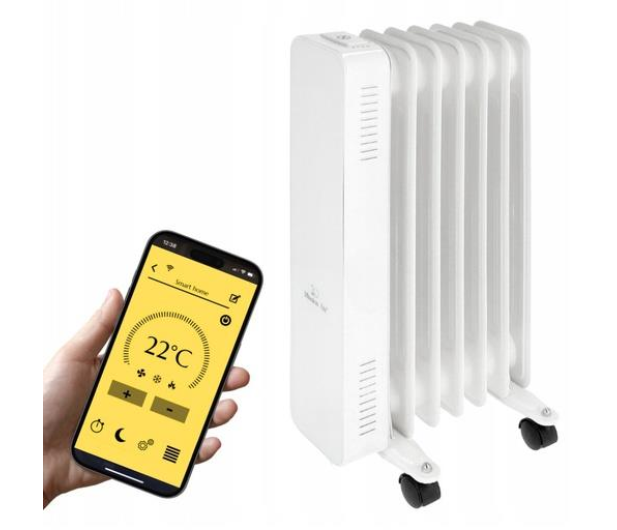 Mission Air Grzejnik olejowy OSLO 1500W White WiFi - 1590311 - zdjęcie 10